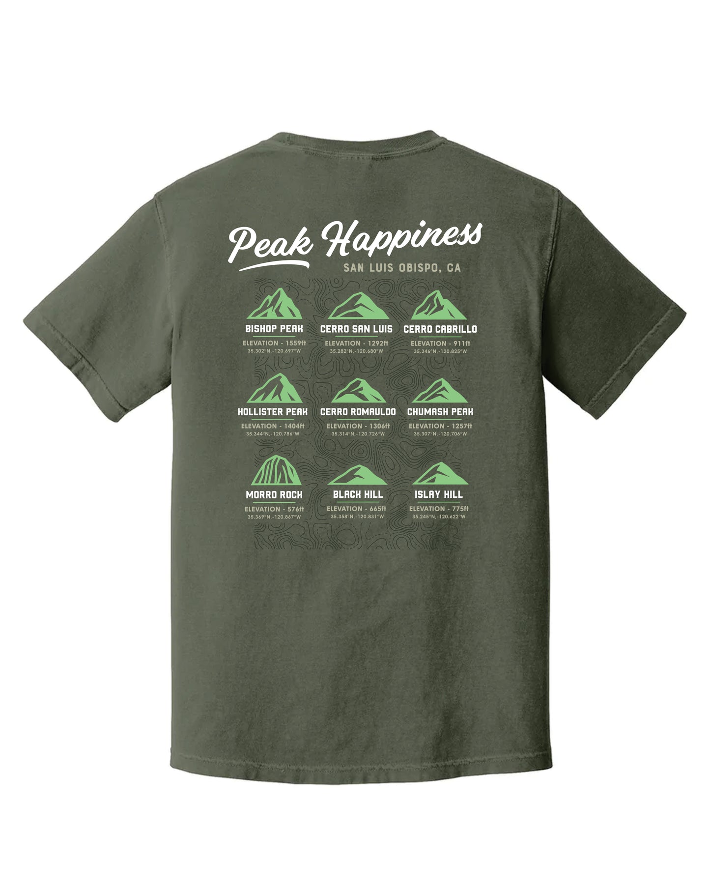 Peak Happiness SLO Tee
