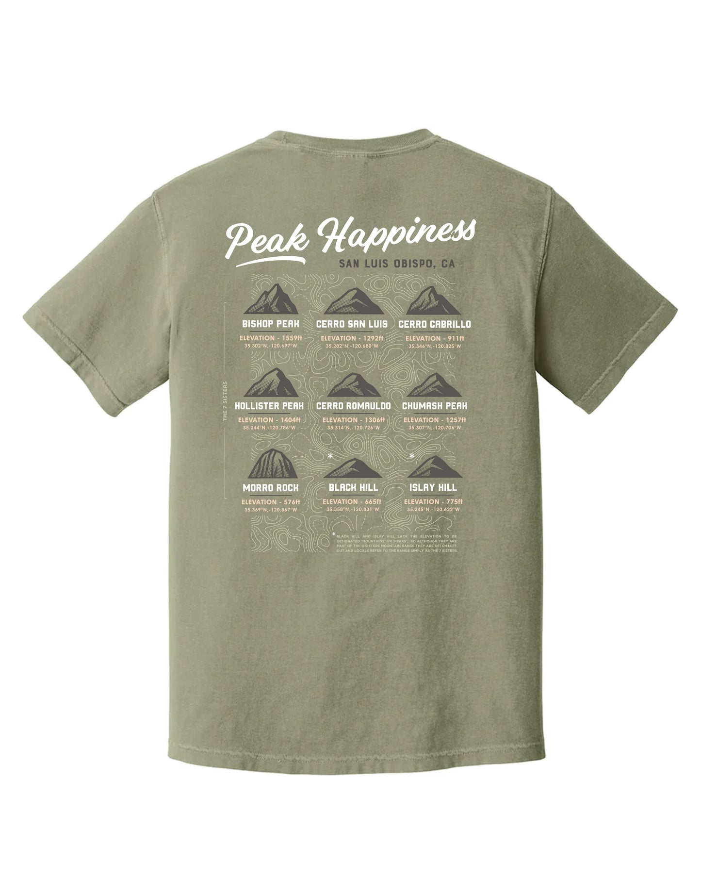 Peak Happiness SLO Tee