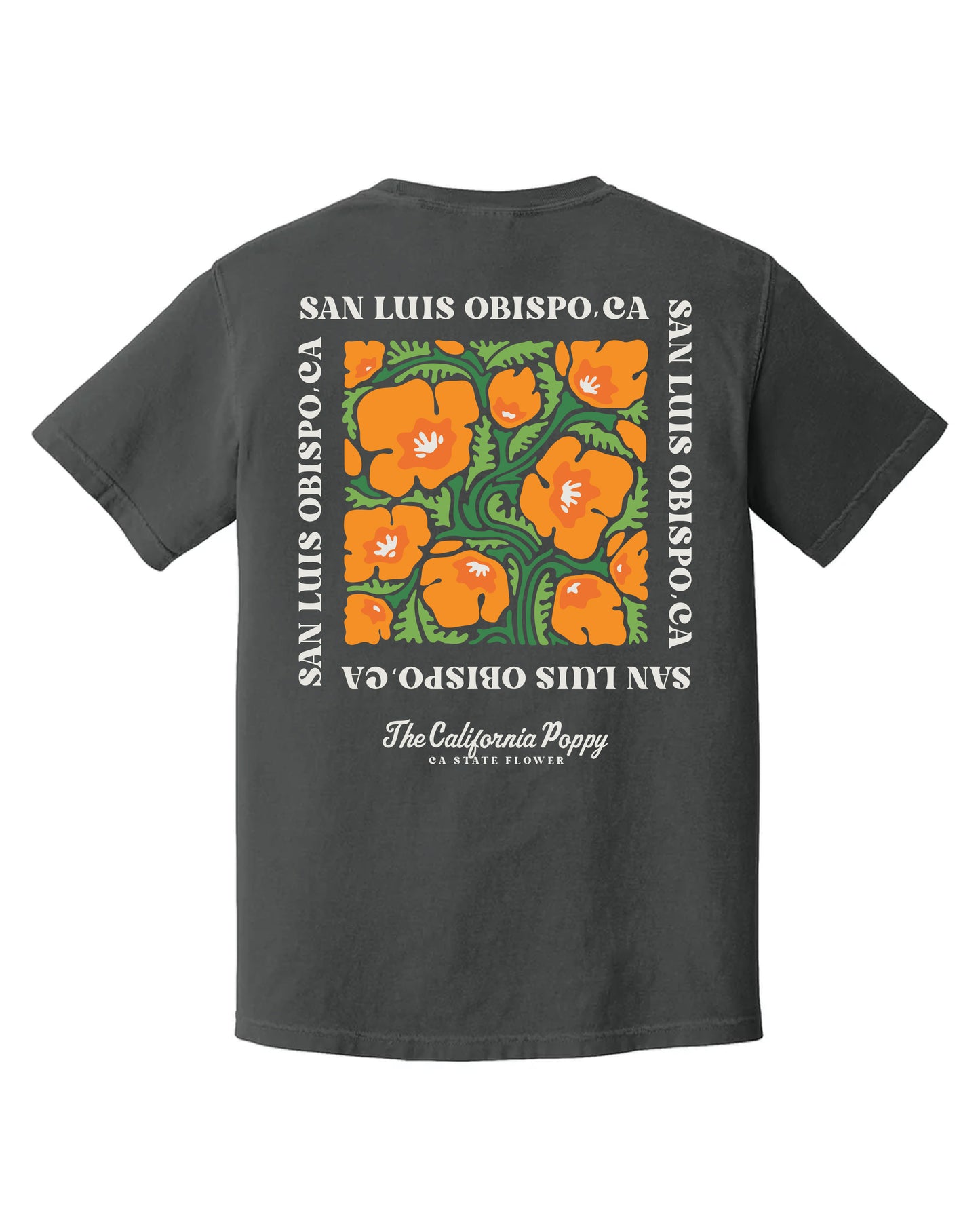 San Luis Obispo California Poppy Box Tee