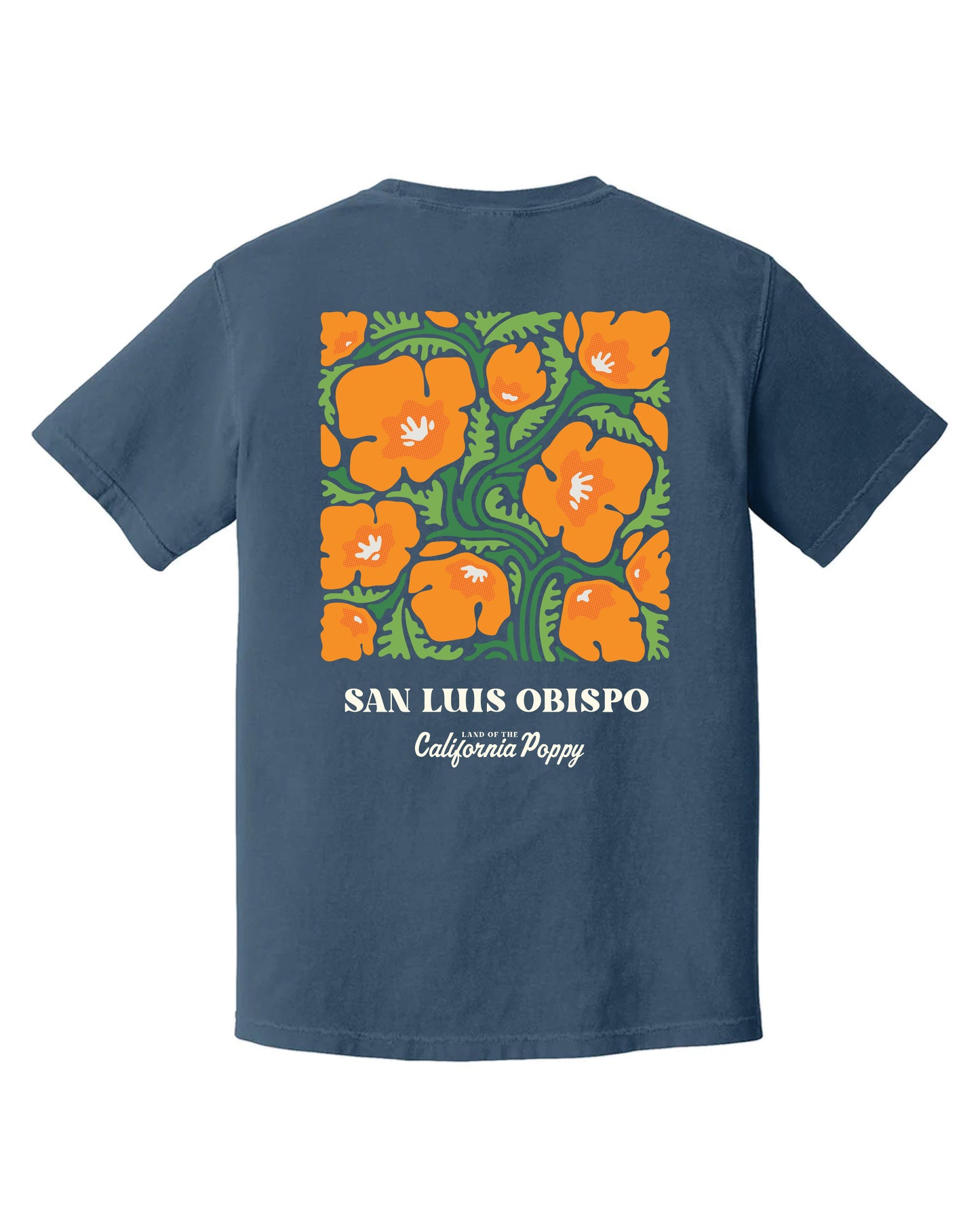 San Luis Obispo California Poppy Tee