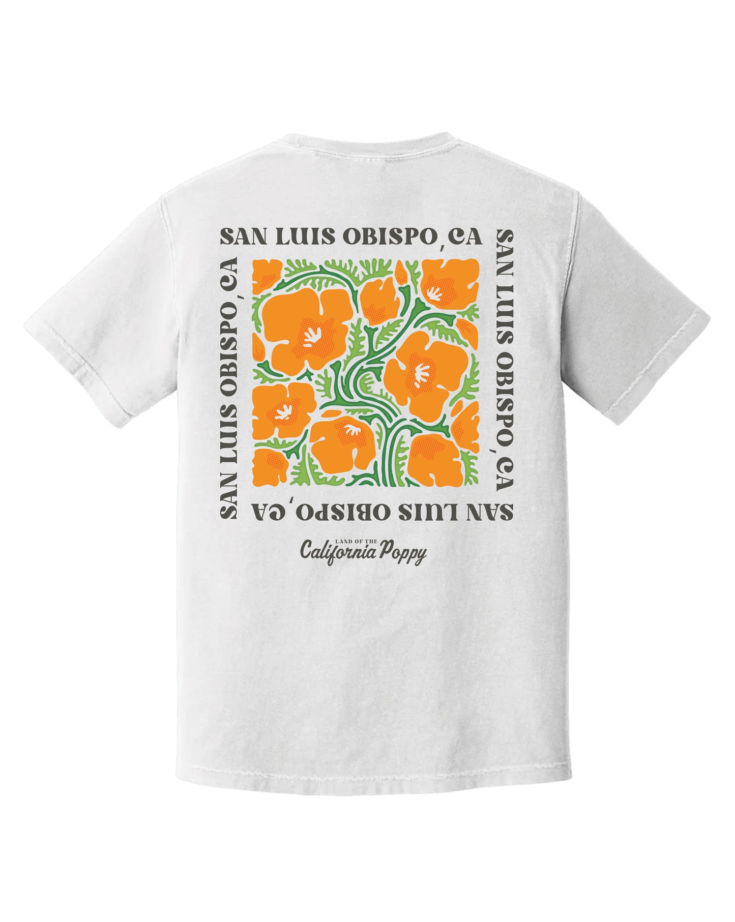 San Luis Obispo California Poppy Box Tee